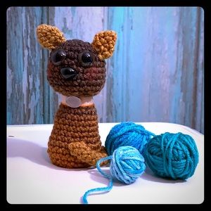 Mischievous Kitten, Crocheted